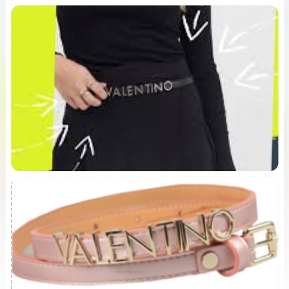 🇮🇹 Mario Valentino “EMMA WINTER “- belt pink new with tag